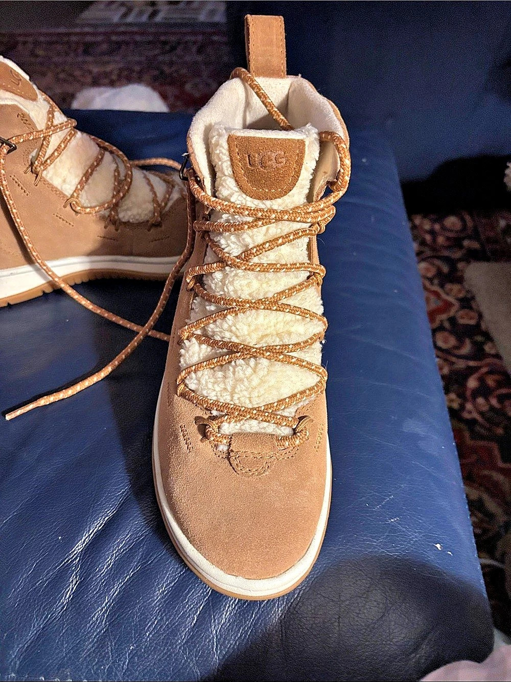 UGG Brown & White Sneakers